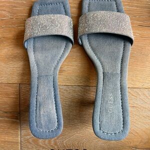 GUESS Women's  Pale Blue  Slide Sandals NWT style Betiane